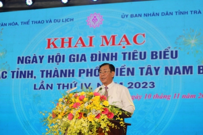 Trà Vinh: Khai mạc Ngày hội Gia đình tiêu biểu miền Tây Nam Bộ