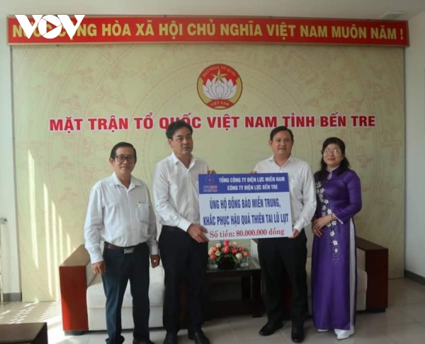 Tiền Giang, Bến Tre hỗ trợ miền Trung khắc phục hậu quả thiên tai