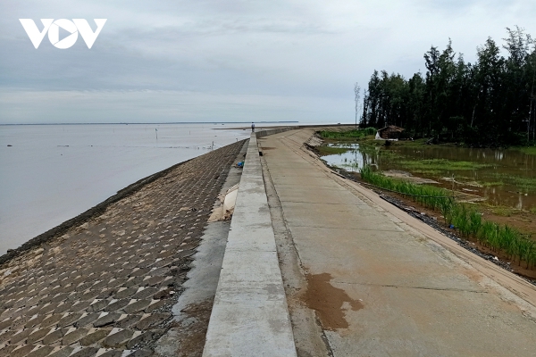 Trà Vinh khánh thành đưa vào sử dụng thêm 1.600m kè biển