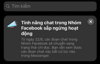 Thông báo ngắn gọn của Facebook khiến hàng triệu người hoang mang