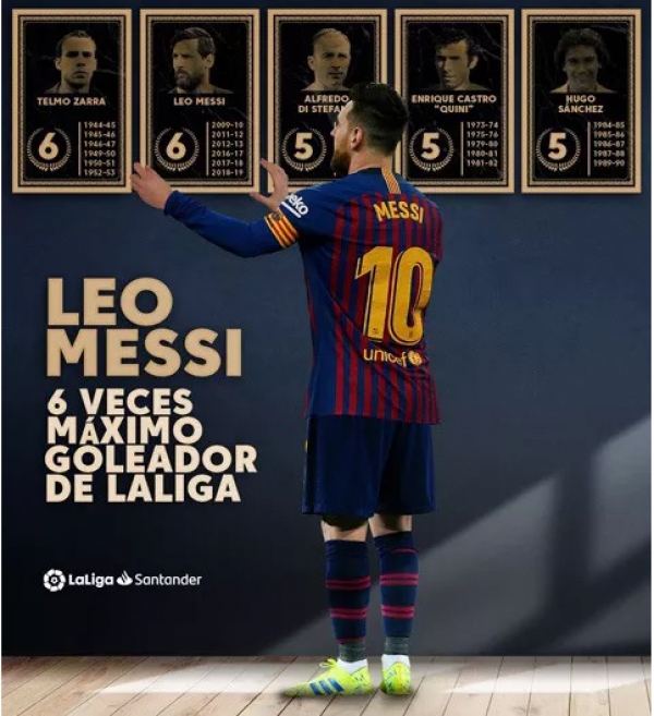 Lionel Messi được vinh danh trước trận Siêu kinh điển