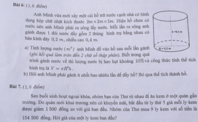 Đưa kiến thức lịch sử vào đề thi môn toán