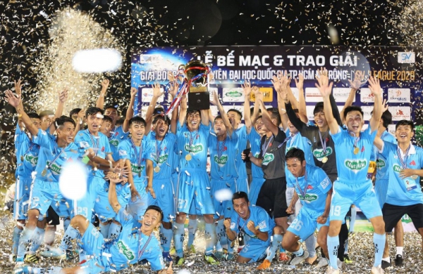 Đội Bóng đá Trường Đại học Cần Thơ vô địch SV-League 2020