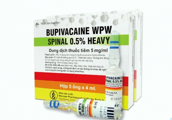 Nhiều địa phương cảnh báo thuốc Bupivacaine WPW Spinal 0,5% Heavy