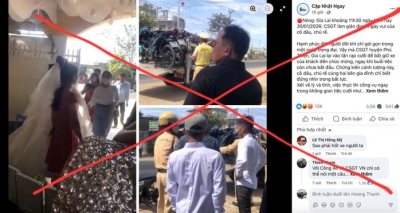 L&agrave;m r&otilde; th&ocirc;ng tin CSGT &ldquo;v&agrave;o tận đ&aacute;m cưới bắt xe vi phạm&rdquo;