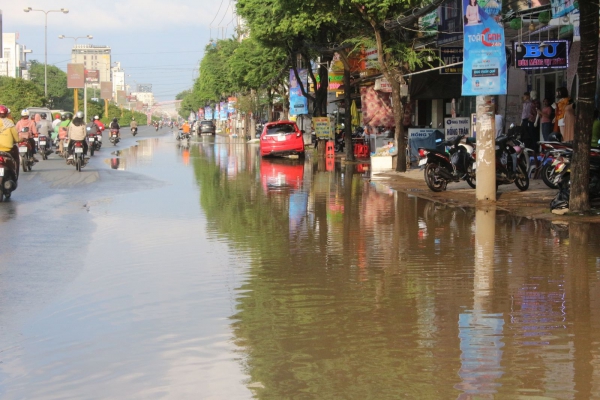 TP Cần Thơ: mực nước triều cường đầu tháng 10 âm lịch tiếp tục lên cao vượt báo động III