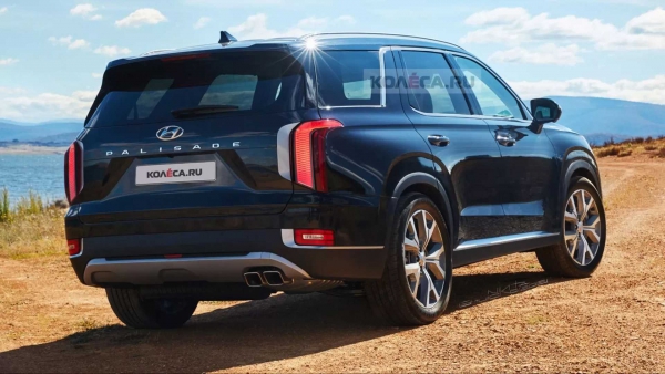 Nhá hàng Hyundai Palisade 2022: nâng cấp ngoại thất giống người anh em Tucson