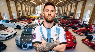 Choáng ngợp trước dàn siêu xe “khủng” của Lionel Messi