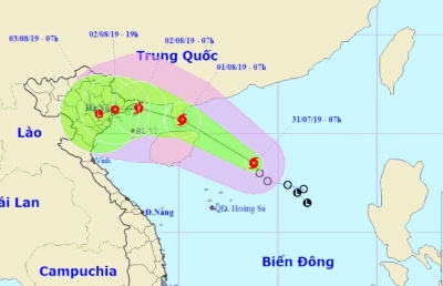 Bão số 3 giật cấp 11 di chuyển nhanh vào Quảng Ninh - Hải Phòng