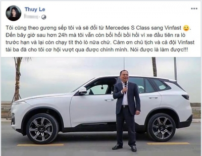 Nữ Chủ tịch VinFast tuyên bố đổi Mercedes-Benz S-Class sang xe &#039;nhà làm&#039;