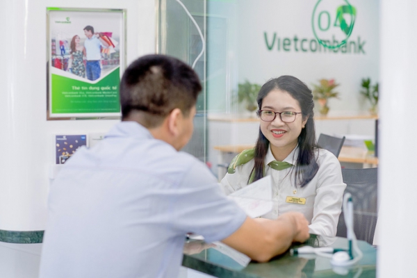 Giá trị vốn hóa của Vietcombank lên tới 370.516 tỉ đồng