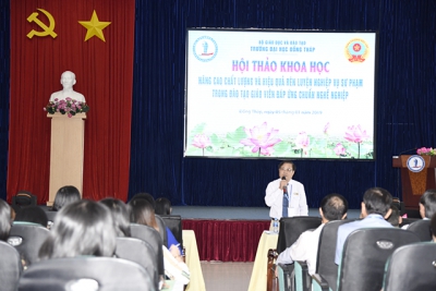 Hoạt động nghiên cứu khoa học và công nghệ - những con số “gọi tên” Trường Đại học Đồng Tháp