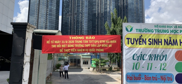 TP HCM: Hơn 350 học sinh nguy cơ không có chỗ học vì trường phải trả lại mặt bằng