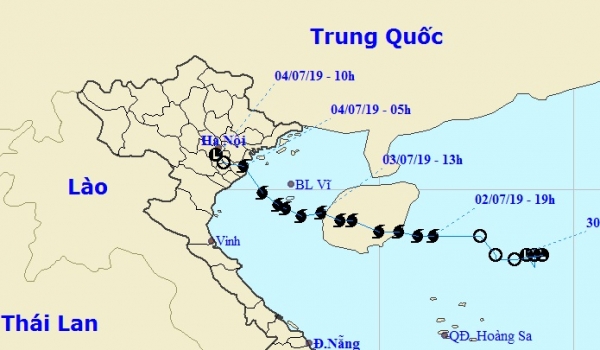 Tin cuối cùng về bão số 2