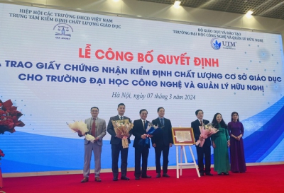 Trường Đại học UTM công bố quyết định kiểm định chất lượng cơ sở giáo dục