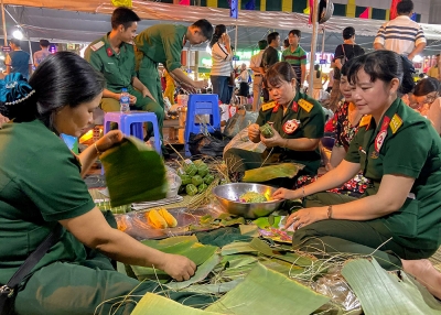 TP. Long Xuyên tổ chức Hội thi gói, nấu bánh tét mừng Đảng, mừng Xuân Canh Tý 2020