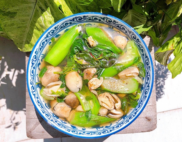 Canh rau dền chay