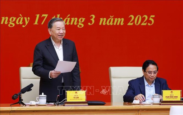 Tổng Bí thư Tô Lâm: Sắp xếp đơn vị hành chính là cơ hội để sàng lọc cán bộ