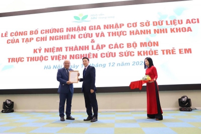 Tạp chí Nghiên cứu và Thực hành Nhi khoa chính thức gia nhập cơ sở dữ liệu ASEAN - ACI