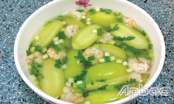 Dưa hường nấu canh