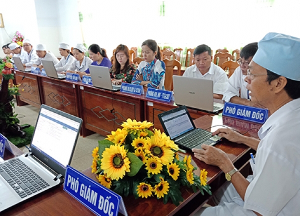 Trung tâm Y tế thành phố Vị Thanh: Họp không giấy