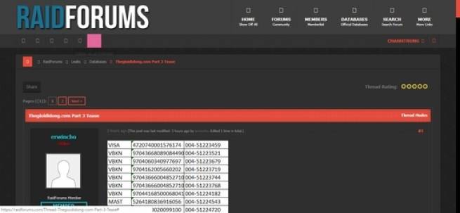 Hacker tiếp tục tung th&ocirc;ng tin số thẻ "của kh&aacute;ch h&agrave;ng Thế Giới Di Động"