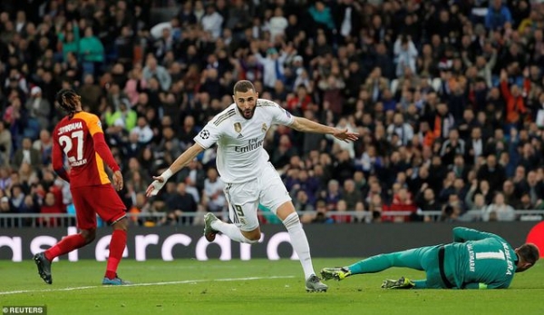 Đại thắng Galatasaray 6-0, Real Madrid cầm chắc tấm vé đi tiếp