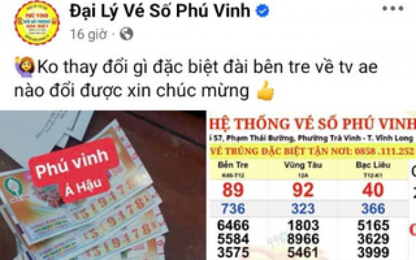 Xổ số miền Nam: Đại l&yacute; đang &ldquo;truy t&igrave;m&rdquo; kh&aacute;ch tr&uacute;ng độc đắc 56 tỉ đồng