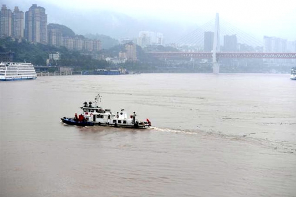 Sông Trường Giang (Trung Quốc) đón cơn lũ thứ 2