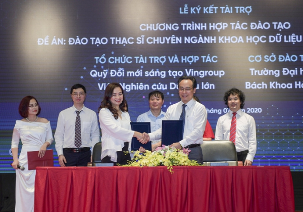 VinIF hỗ trợ 5 cơ sở đào tạo đầu ngành đào tạo thạc sĩ Khoa học dữ liệu