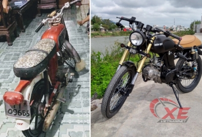 Honda 67 giá 5 triệu, độ cực chất chơi Tết đẹp lung linh