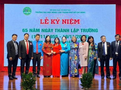 Trường ĐH Nông Lâm TP HCM kỷ niệm 65 năm thành lập