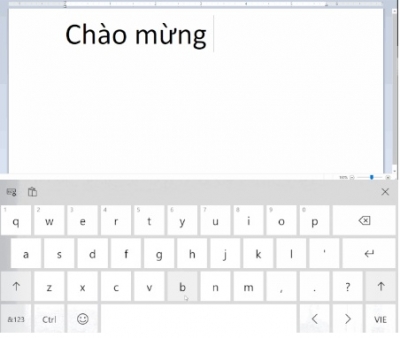 Bộ gõ tiếng Việt đã có mặt ở phiên bản cập nhật Windows 10