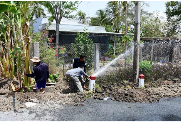 Ông Dũng “lò vôi” mang nước ngọt đến 1.500 hộ dân Tiền Giang