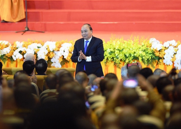 Thủ tướng Nguyễn Xuân Phúc dự lễ khai mạc đại lễ Vesak 2019