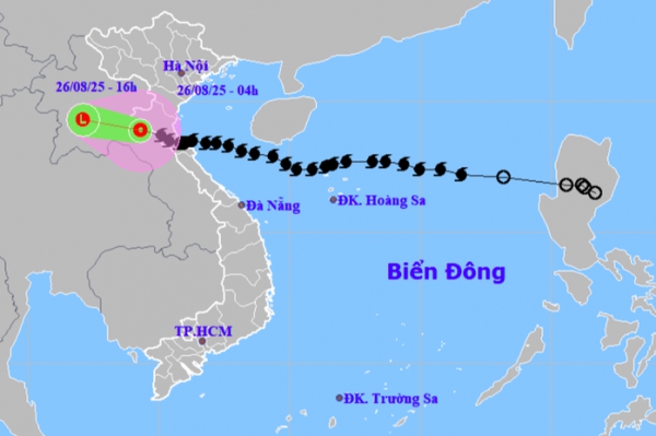 Bão số 5 suy yếu thành áp thấp nhiệt đới, mưa lớn tiếp diễn ở nhiều địa phương